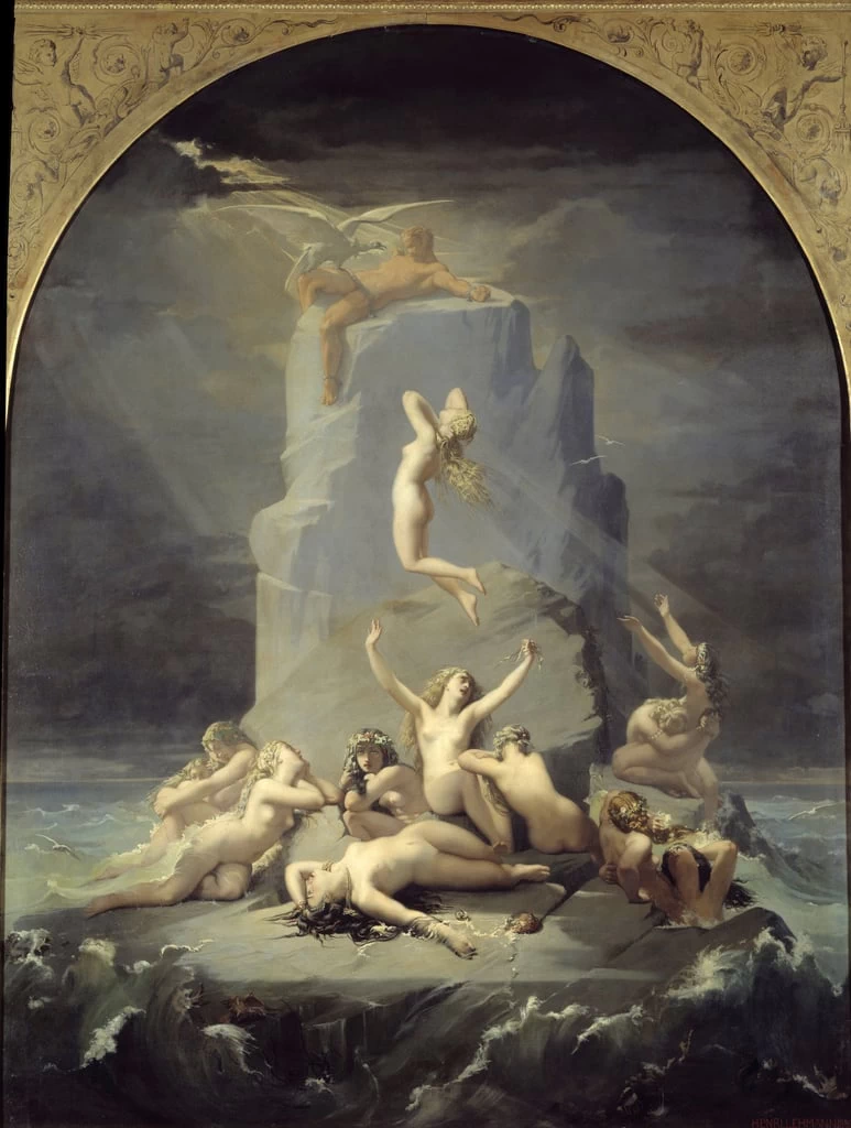 La Desolazione degli Oceanidi ai piedi della roccia dove Prometeo è incatenato - Musee departemental de Gap